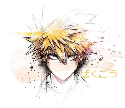Bakugou - boku no hero, academia, Academia, anime Bakugou - boku no hero, academia, Academia, anime