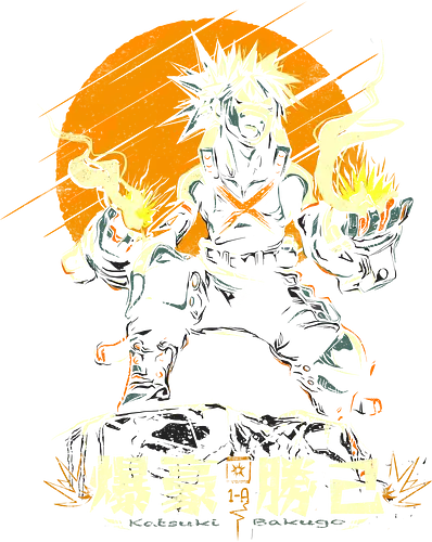 Ground zero - anime, hero, academia, katsuki bakugou