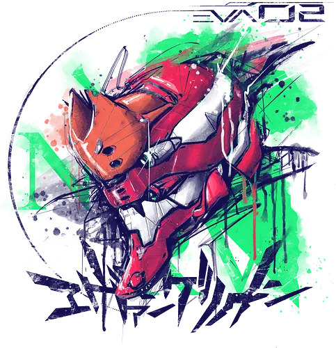 Eva02 - anime, EVA, evangelion, Giant Robot Eva02 - anime, EVA, evangelion, Giant Robot
