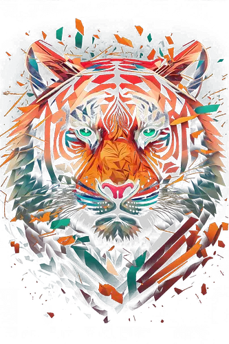 cf1019 - tiger, art