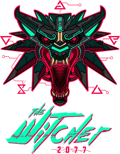 Cyber Wolf - gaming, mashup, witcher, hexer, cyberpunk, 2077, wolf Cyber Wolf - gaming, mashup, witcher, hexer, cyberpunk, 2077, wolf