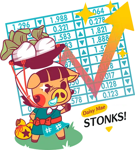 Turnip Stonks - Rüben, Turnip, animal, Crossing, Daisy Mae, Aktien Turnip Stonks - Rüben, Turnip, animal, Crossing, Daisy Mae, Aktien