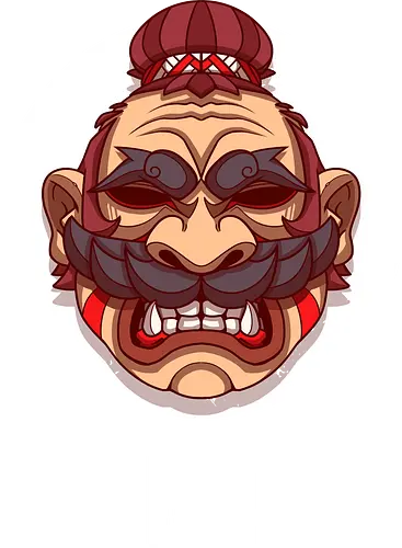 Oni Jumpman - gaming, plumber, japan, nippon, oni, mask