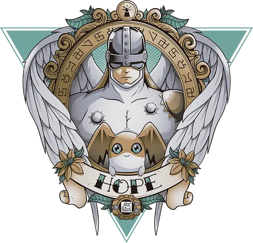 Hope - Hoffnung, angel, digital, monster, anime, tattoo Hope - Hoffnung, angel, digital, monster, anime, tattoo