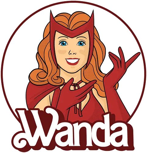 Wanda - tv, Wanda, mashup, doll, comic, superhero