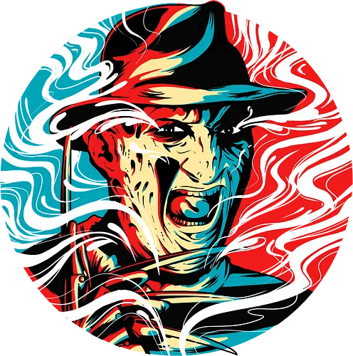 Nightmare colors - freddy, nightmare, halloween, classic horror, slasher