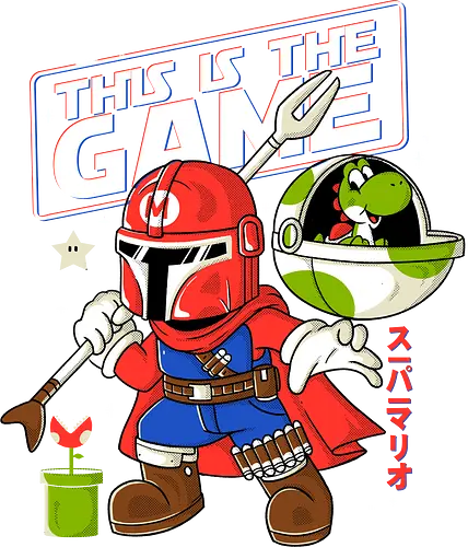 This is the game - mario, game, mashup, space, opera