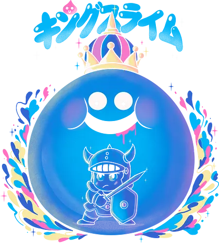The great king - Schleim, Slime, dragon, quest, gaming The great king - Schleim, Slime, dragon, quest, gaming