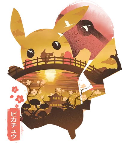Ukiyo Electro - pocket, monster, ukiyo-e, sakura, nippon, japan, fuji, fujisan, gaming, classic gaming, electro, electric, mouse Ukiyo Electro - pocket, monster, ukiyo-e, sakura, nippon, japan, fuji, fujisan, gaming, classic gaming, electro, electric, mouse