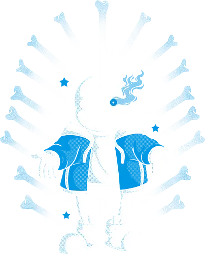 Power Sans - sans, gaming, skelett, skeleton