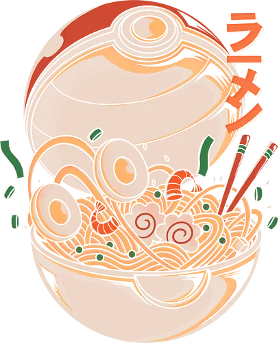 Poke Ramen - pocket, monster, ball, ramen Poke Ramen - pocket, monster, ball, ramen