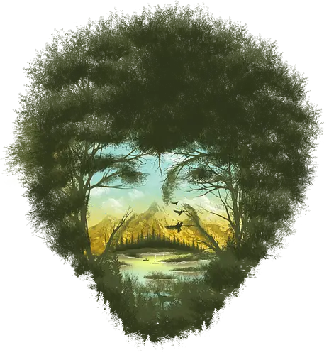 Happy Trees - happy little accidents, bob ross, art, drawing, kunst, natur, nature