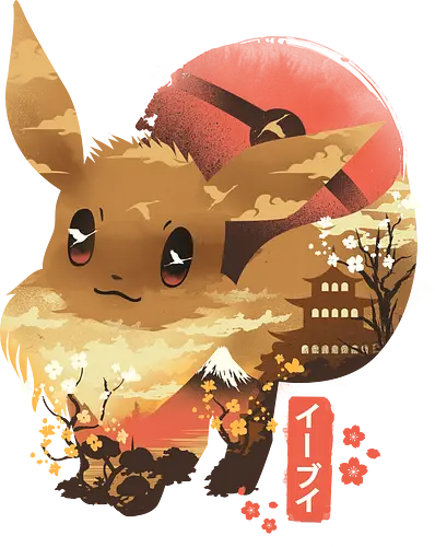 Ukiyo Fox - pocket, monster, sakura, fuji, temple, fox, starter, fuchs, japan, nippon, fujisan, retrogaming, videogames Ukiyo Fox - pocket, monster, sakura, fuji, temple, fox, starter, fuchs, japan, nippon, fujisan, retrogaming, videogames