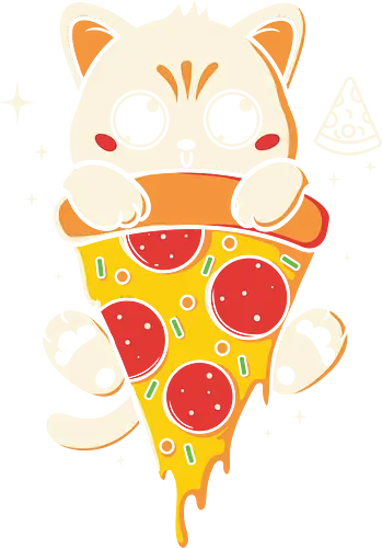 Pizzacat - cat, pizza, pizzalove, cute