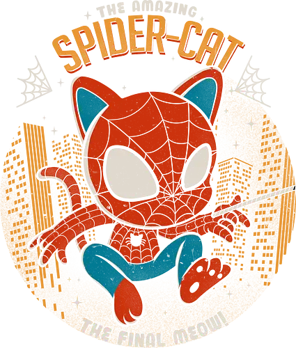 Spider Cat - spider, cat, hero, comic