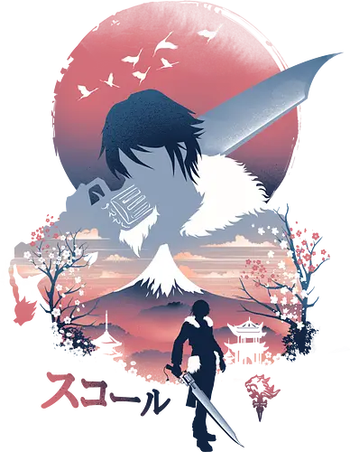 Ukiyo Squall - ukiyo-e, squall, final, fantasy, ff8, jrpg Ukiyo Squall - ukiyo-e, squall, final, fantasy, ff8, jrpg