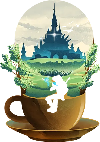 Coffee - coffee, gaming, Hero of Time, Princess Coffee - coffee, gaming, Hero of Time, Princess