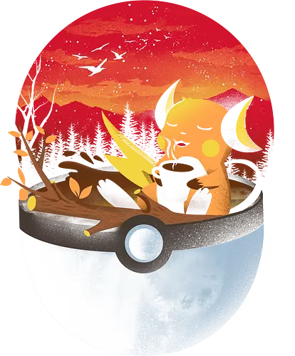 Coffeemon Thunder - coffee, pocket, monster, electric, mug Coffeemon Thunder - coffee, pocket, monster, electric, mug