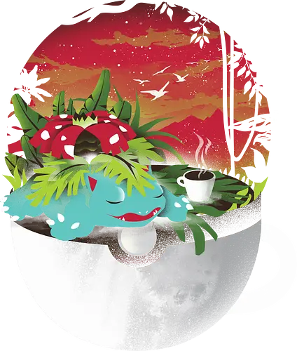 Coffeemon Grass - coffee, kaffee, mug, pocket, monster, grass, pflanze Coffeemon Grass - coffee, kaffee, mug, pocket, monster, grass, pflanze