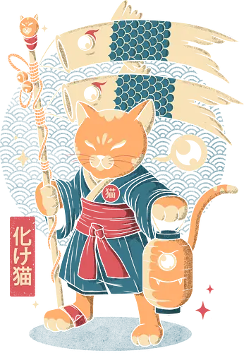 Yocat - cat, katze, yokai