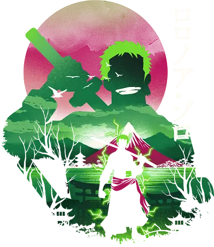 Zoro Landscape - pirate, anime, manga, Zoro