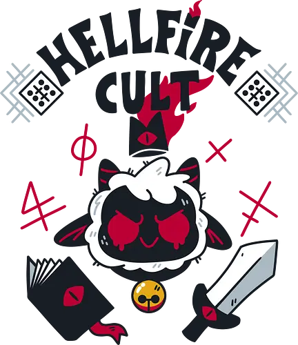 Hellfire Cult - Hellfire, club, Lamb, cult, strange, Eddie