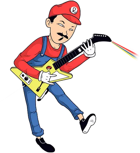 Dark side of the Pop - mario, guitar hero, Music