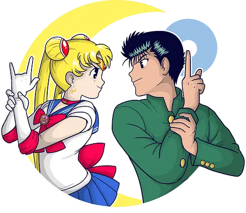 Sailor Yuyu Pop - sailor, moon, anime, mashup, yuyu