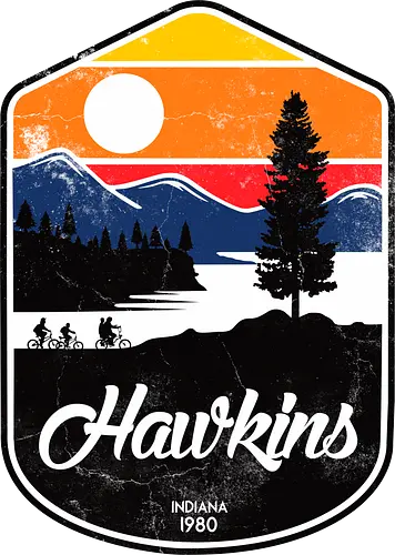 Hawkins - stranger, things, hawkins, indiana, stranger kids, eleven, dustin, mike, will, sunset