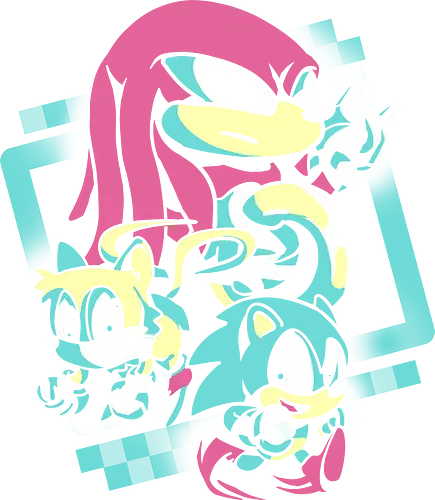 Emerald Hunters - cute, hedgehog, gaming, gotta go fast, retrogames Emerald Hunters - cute, hedgehog, gaming, gotta go fast, retrogames