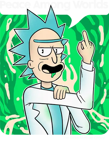 Pce among Dimensions - serie, cartoon, rick, morty