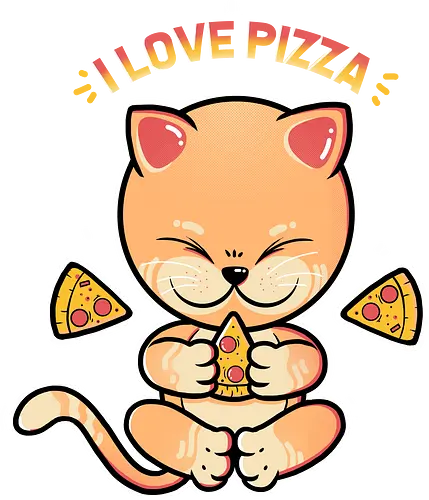 Neko Pizza - katze, pizza, neko, cat, kawaii, mashup