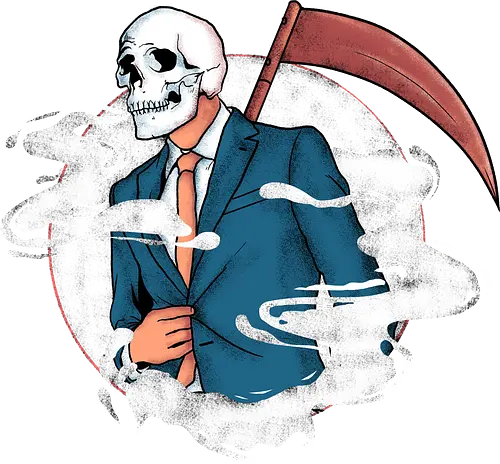 business man - kapitalismus, politics, business, reaper, death