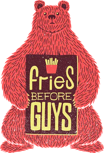 Fries before Guys - fries before guys, fries, fritten, pommes, bär, fun, funny, hungry, hunger, lecker, br