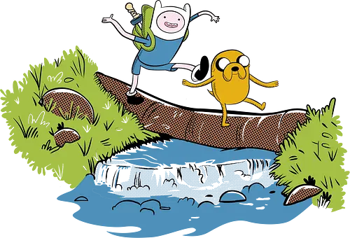 Friends Forever - serie, mashup, cartoon, zeichentrick, finn, jake