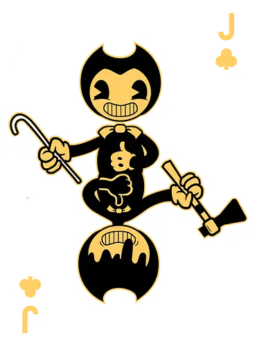 BendyCard - bendy, cup, ink machine, nightmare, cartoon, 20s, classic, devil, hd