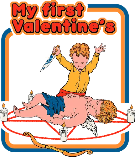 First Valentine's - fun, meme, Valentine, 70s, My First, Valentinstag