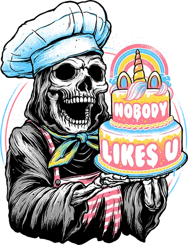 Doom Cake - sensenmann, skeleton, skelett, cake, kuchen, Torte, rper Doom Cake - sensenmann, skeleton, skelett, cake, kuchen, Torte, rper