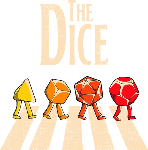 The Dice - würfel, dice, pen and paper, mashup