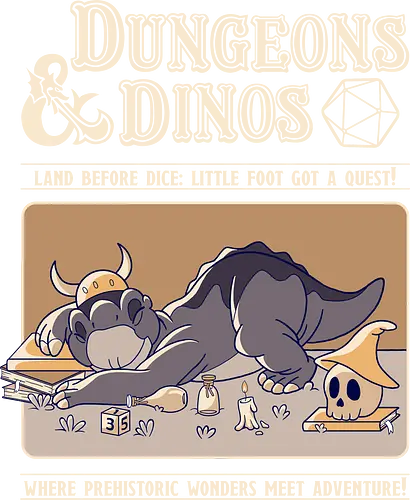 Dungeons & Dinos - dungeon, dino, pen and paper, rpg