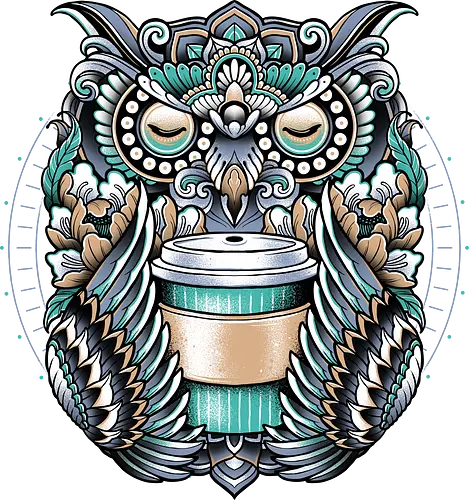 Coffee Spirit - kaffee, owl, eule, spirit