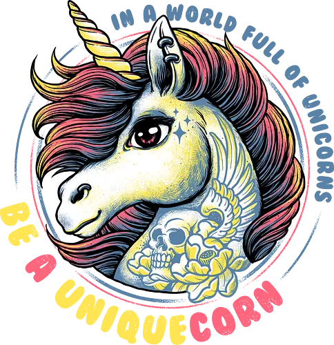 Uniquecorn - unicorn, einhorn, Unique, Einzigartig, fantasy