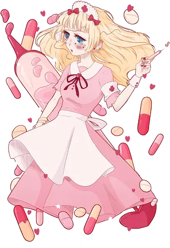 Kawaii Nurse - nurse, pflege, medizin, medicine