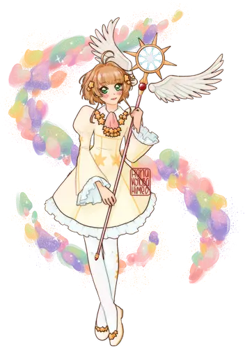 Clr Card - Magical Girl, sakura, anime