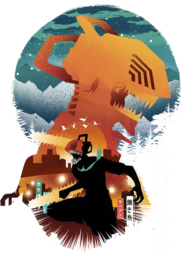 Denji Landscape - chainsaw, Denji, manga, anime Denji Landscape - chainsaw, Denji, manga, anime