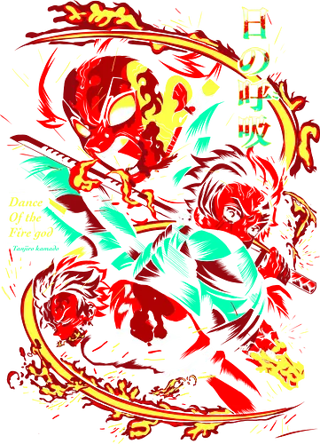 Dance of the Fire God - demon, slayer, anime, manga Dance of the Fire God - demon, slayer, anime, manga