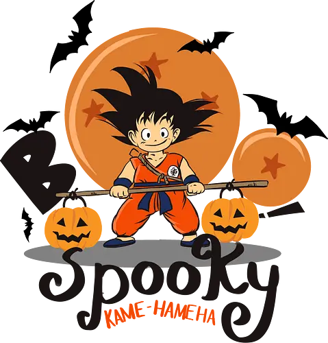 Spooky boo - dragon, ball, halloween, jack-o-lantern