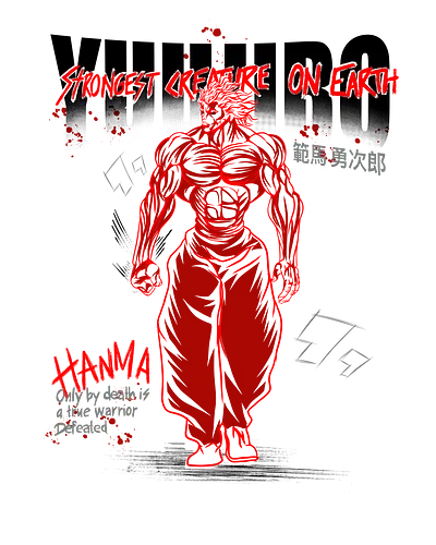yujirou hanma - baki, anime, manga yujirou hanma - baki, anime, manga