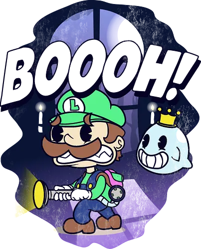 Booh Cartoon - boo, buuhuu, ghost, geist, luigi, Mansion, spooky, Spoopy