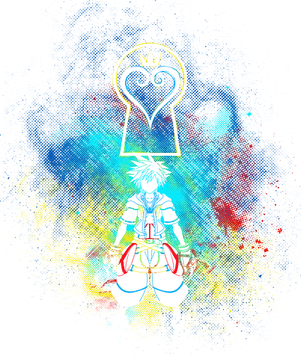 Kingdom Art - Kindom, sora, key, sword, hrts Kingdom Art - Kindom, sora, key, sword, hrts